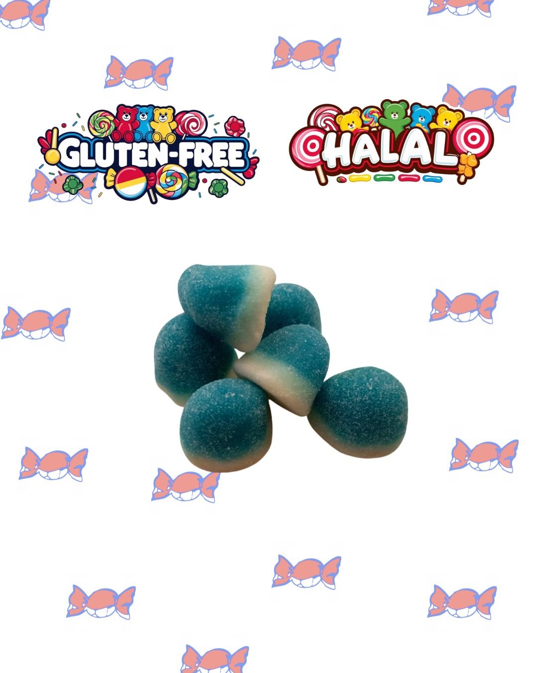 besitos azules bolsa 1kg