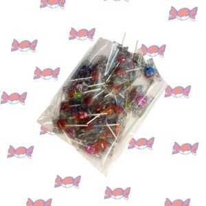BOLSA PERSONALIZADA CARMELOS CON PALO, PIRULETAS 1KG