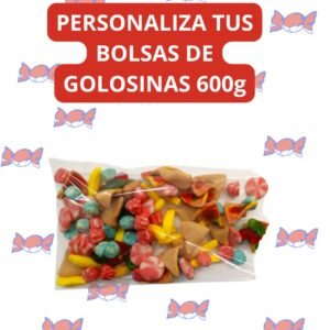 BOLSA DE GOLOSINAS PERSONALIZADA 600g